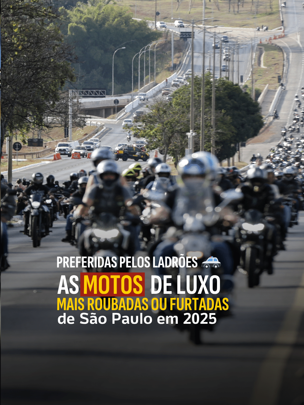 As motos de luxo mais roubadas ou furtadas de São Paulo em 2025