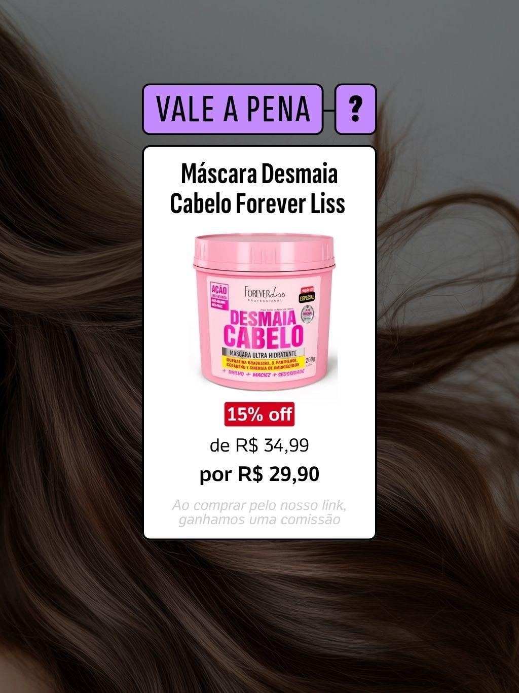 17.11.25 - Guia de Compras UOL: Máscara Desmaia Cabelo Forever Liss