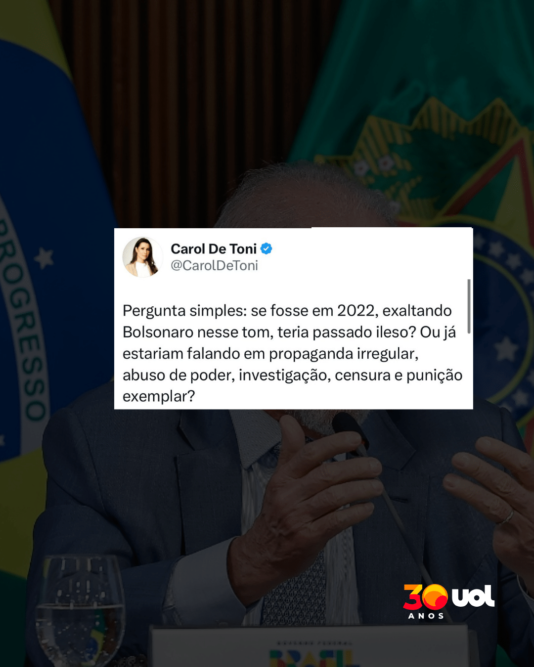 Bolsonaristas dizem que desfile é propaganda antecipada - undefined