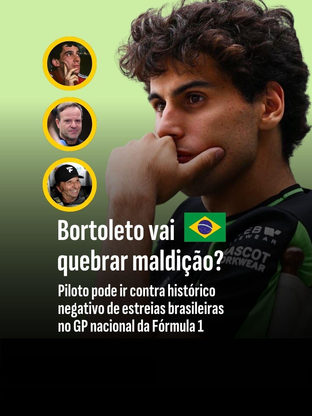 Bortoleto tenta o que nem Senna conseguiu na F1: Concluir primeira corrida no GP do Brasil