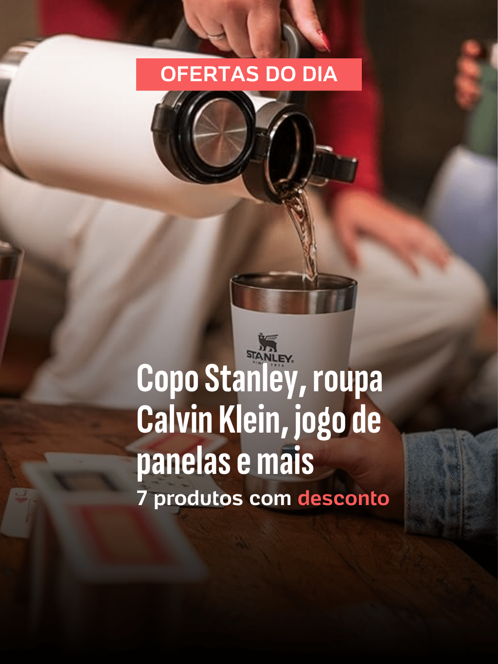 14.11.15 - Guia de Compras: Copo Stanley, roupa Calvin Klein, jogo de panelas e mais ofertas