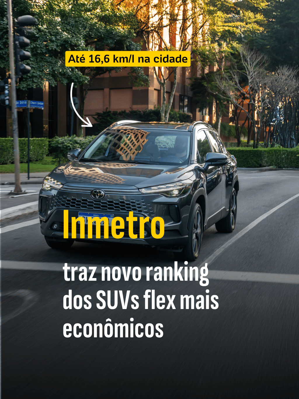 Os SUVs flex mais econômicos, segundo o Inmetro