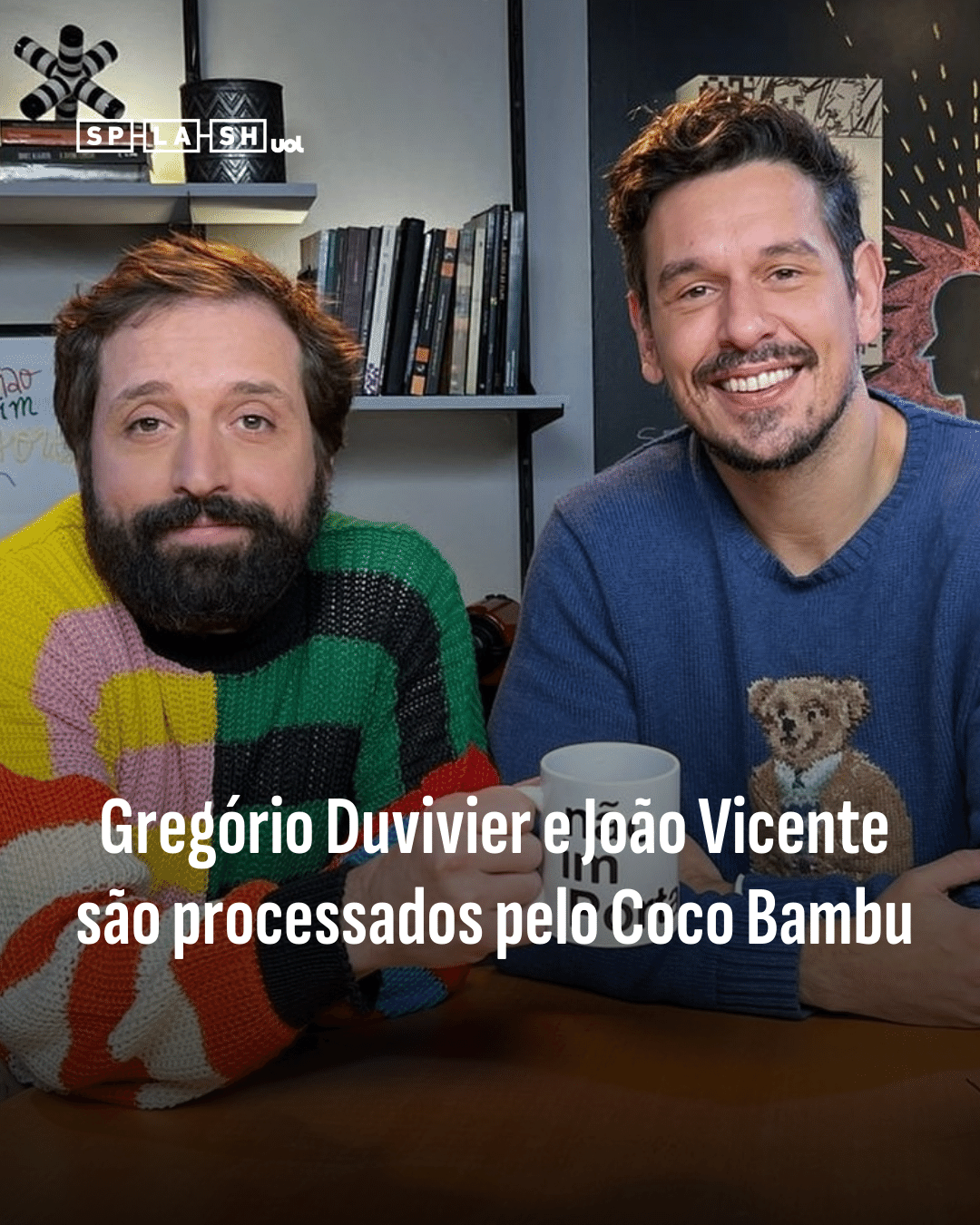 Gregório Duvivier e João Vicente são processados pelo Coco Bambu