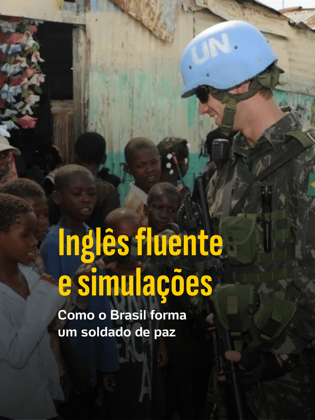 Como o Brasil forma um soldado de paz