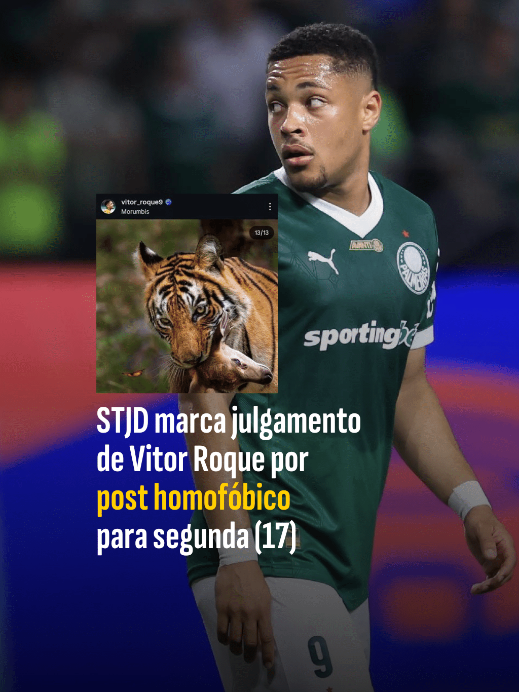 STJD marca julgamento de Vitor Roque por post homofóbico para segunda (17)