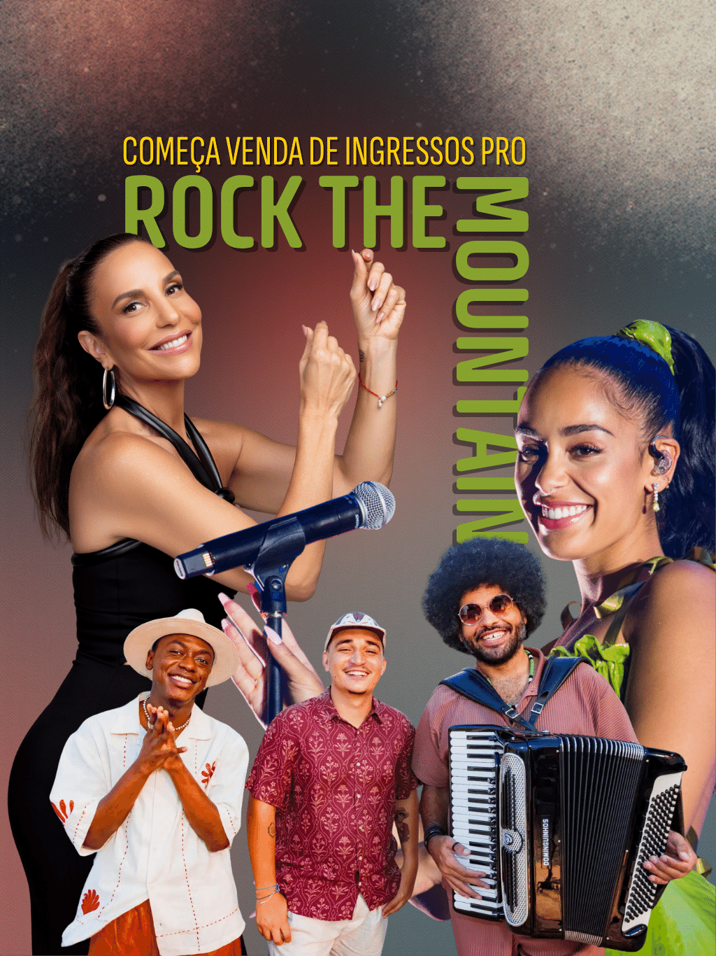 Ivete, Jorja Smith: começa venda de ingressos para o Rock the Mountain 2026