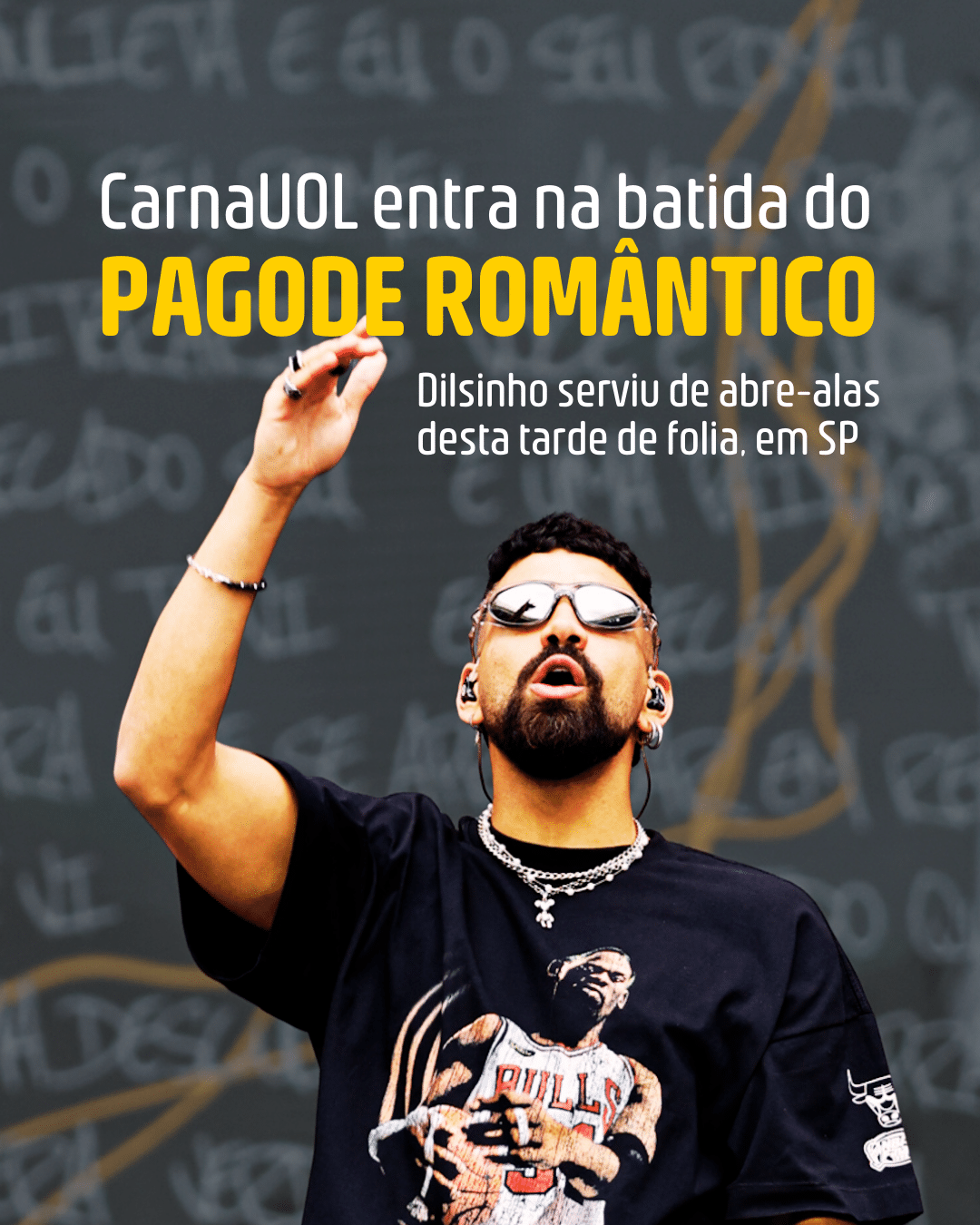 Na batida do pagode romântico, Dilsinho abre alas no CarnaUOL - undefined