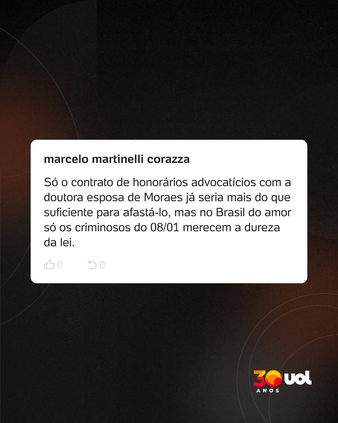 Comentário de marcelo martinelli corazza - undefined