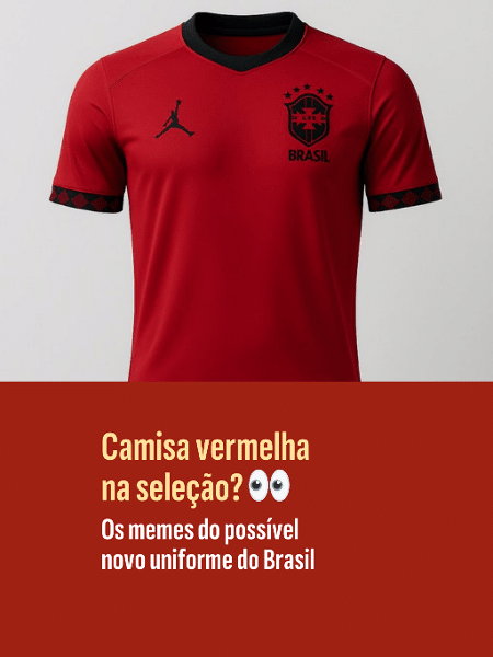 O divertido (e irrelevante) debate sobre a cor da camisa da seleção