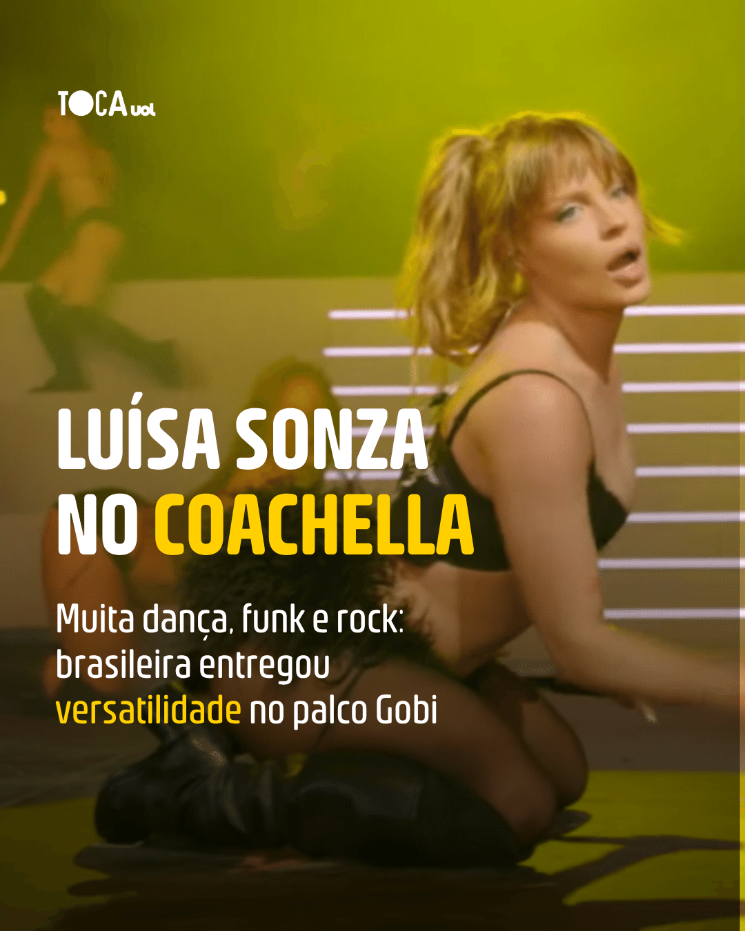 Luísa Sonza leva muita dança e brasilidades ao palco do Coachella: 'Aqui é Brasil' - undefined