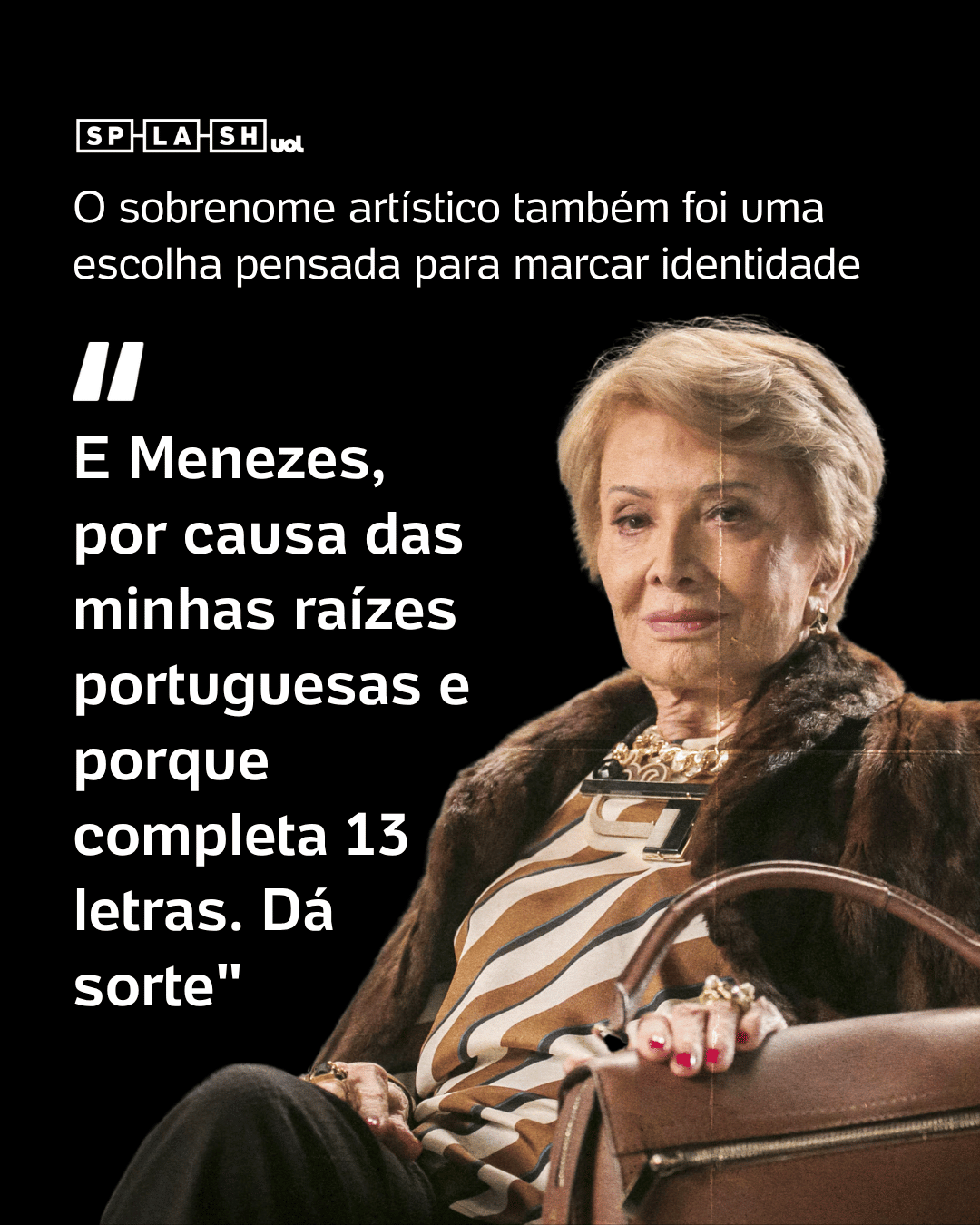Glória Menezes não se chamava assim; saiba qual era o nome real da atriz - undefined