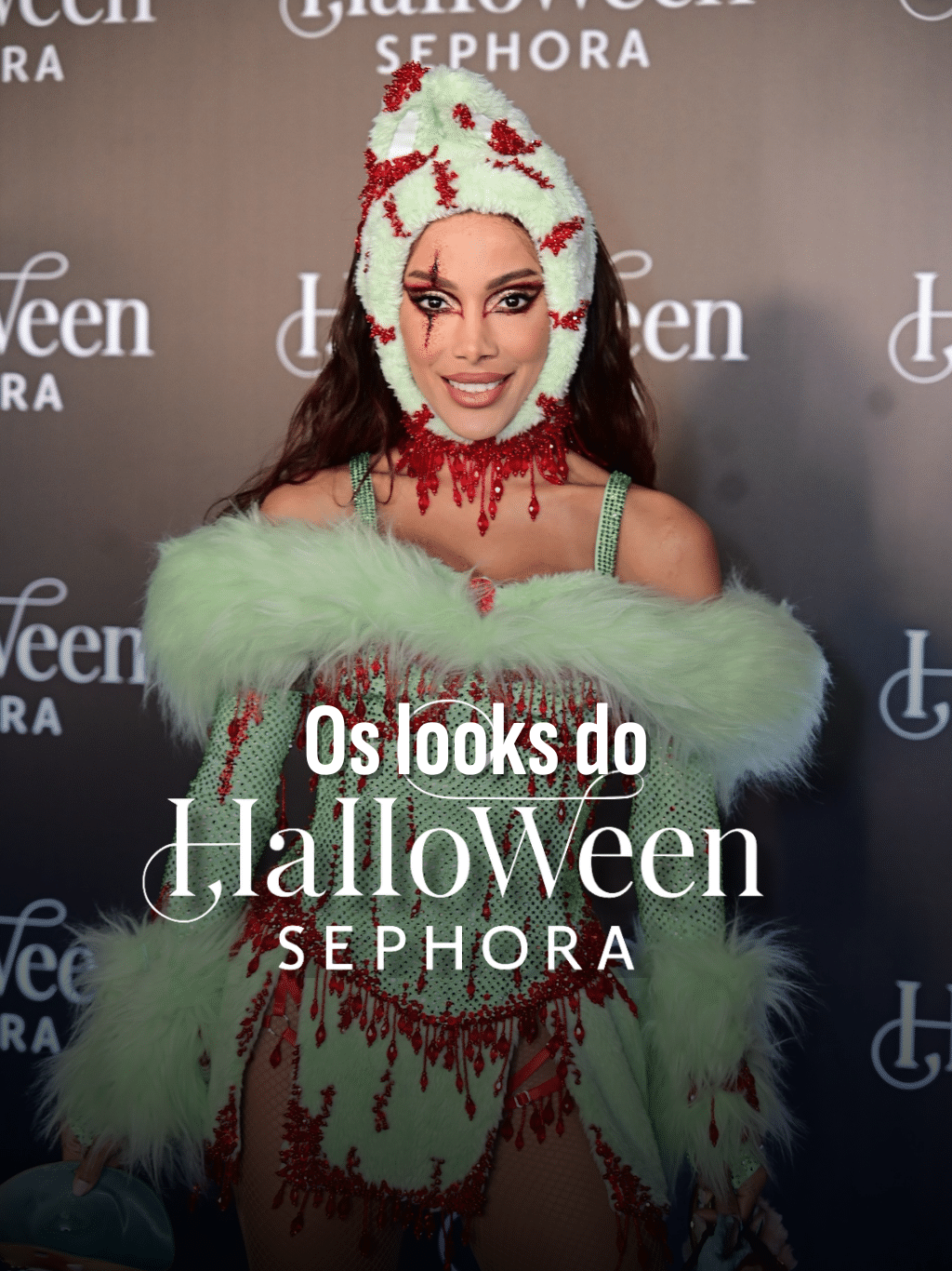 Sabrina Sato, Anitta e Boca Rosa: os looks do Halloween da Sephora