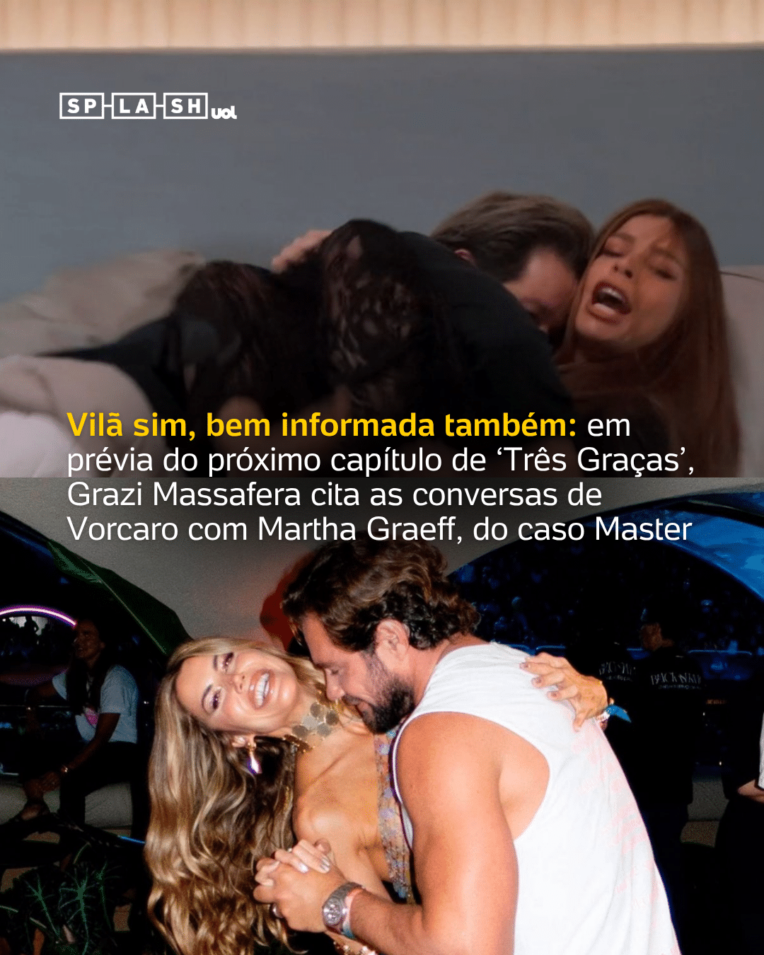 Arminda faz referência às mensagens de Vorcaro para namorada em ?Três Graças? - undefined