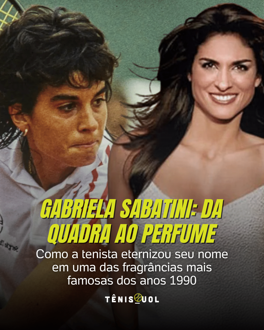 Perfume de tenista: Gabriela Sabatini eternizou nome nos frascos além das quadras - undefined