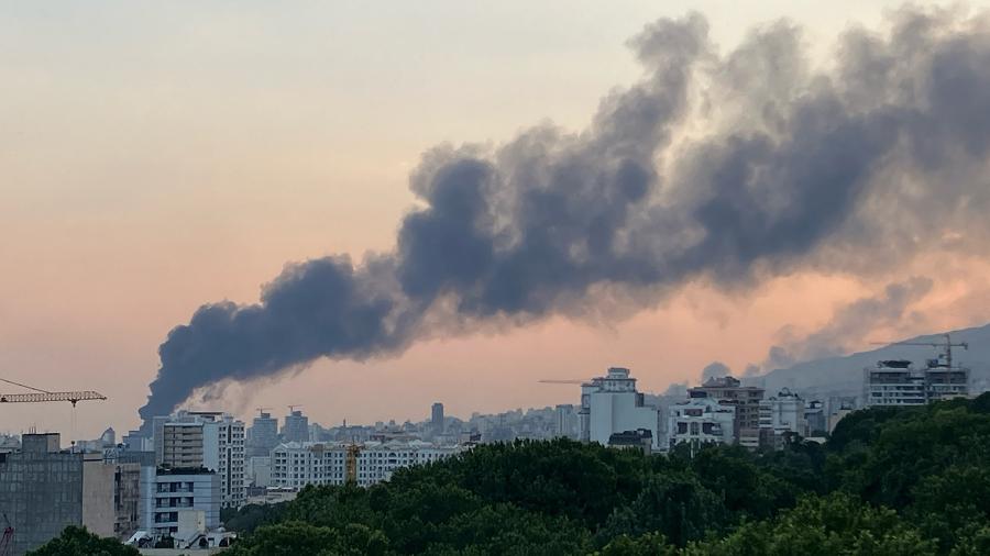 Israel bombardeou a TV estatal do Irã, nesta segunda-feira Israel bombardeou a TV estatal do Irã, nesta segunda-feira