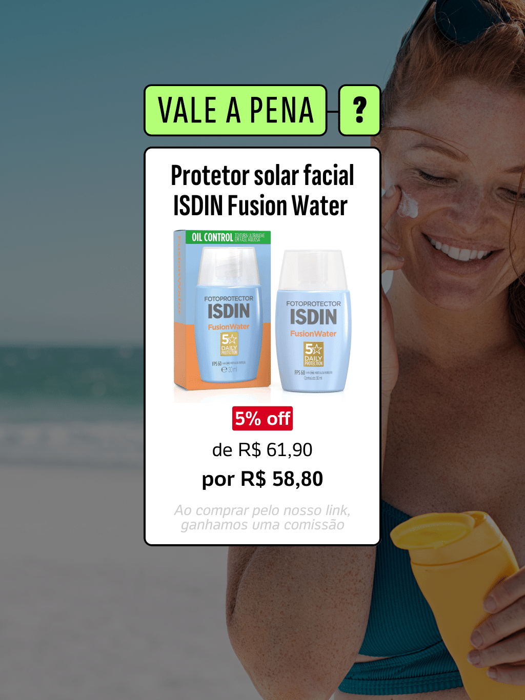 10.11.25 - Guia de Compras: Protetor solar facial ISDIN Fusion Water