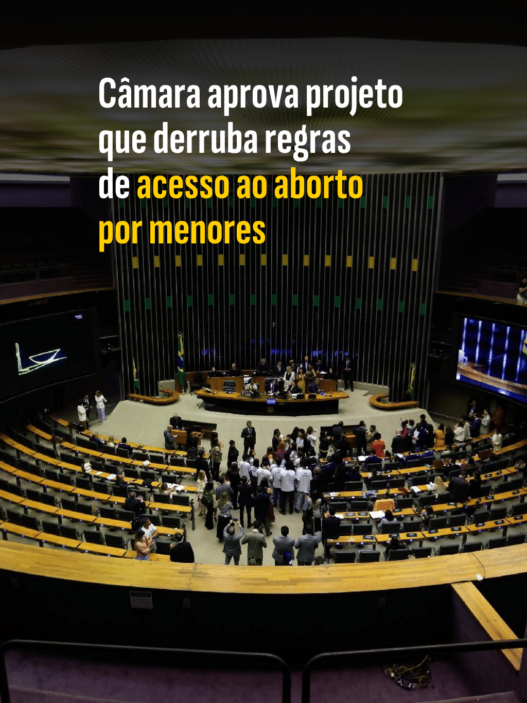 Câmara aprova projeto que derruba regras de acesso ao aborto por menores