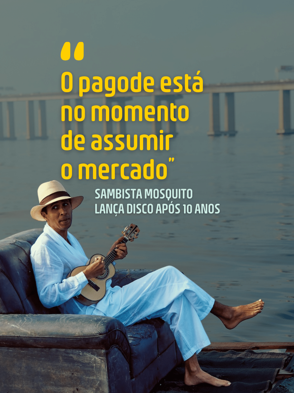 Sou um artista mais completo: Mosquito mostra maturidade em novo álbum