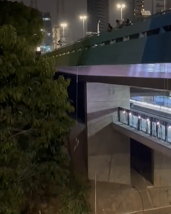 Mulher bate a cabeça em salto irregular de bungee jump em viaduto de São Paulo - undefined