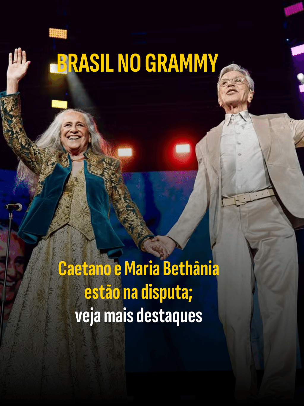 Veja reação de Caetano ao receber indicação ao Grammy 2026 e mais destaques do prêmio