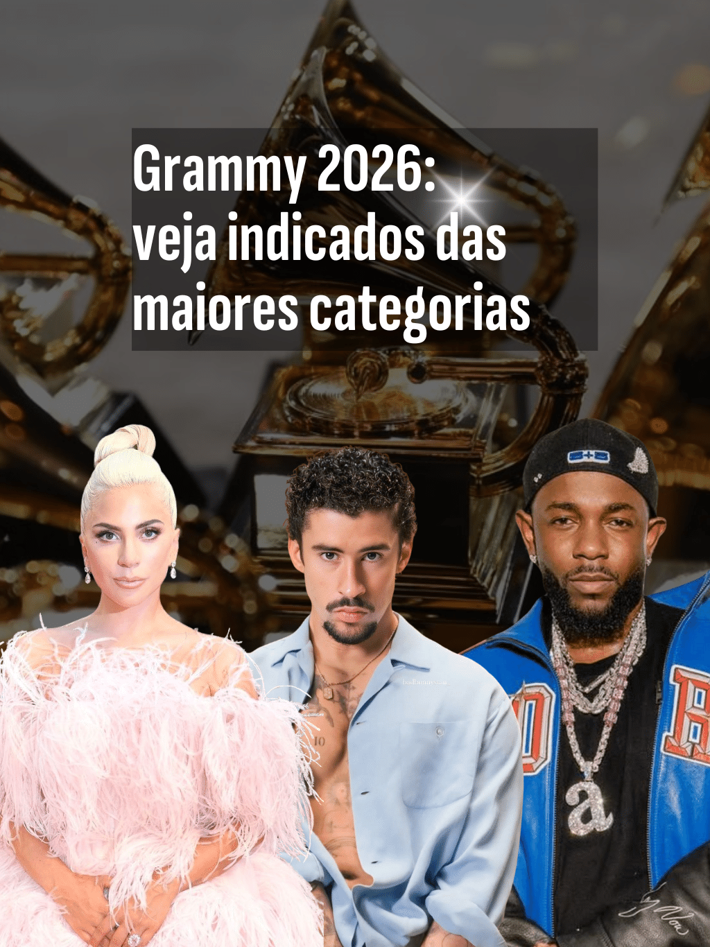 Grammy 2026: veja indicados das maiores categorias
