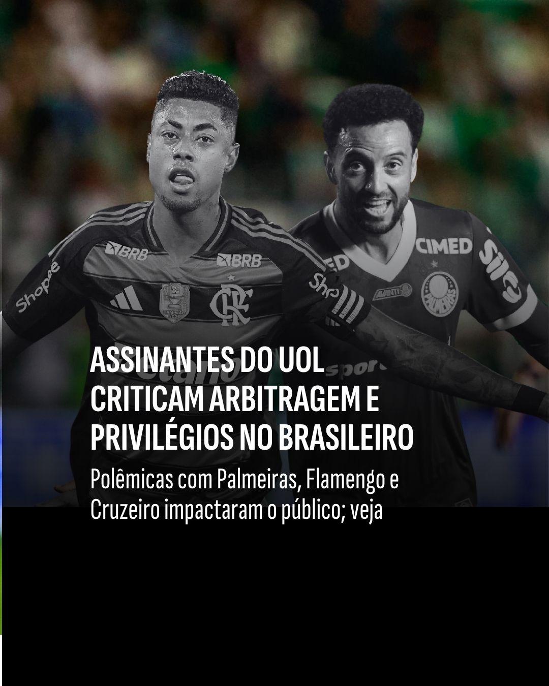 Assinantes do UOL criticam arbitragem e privilégios no Brasileirão; veja opiniões