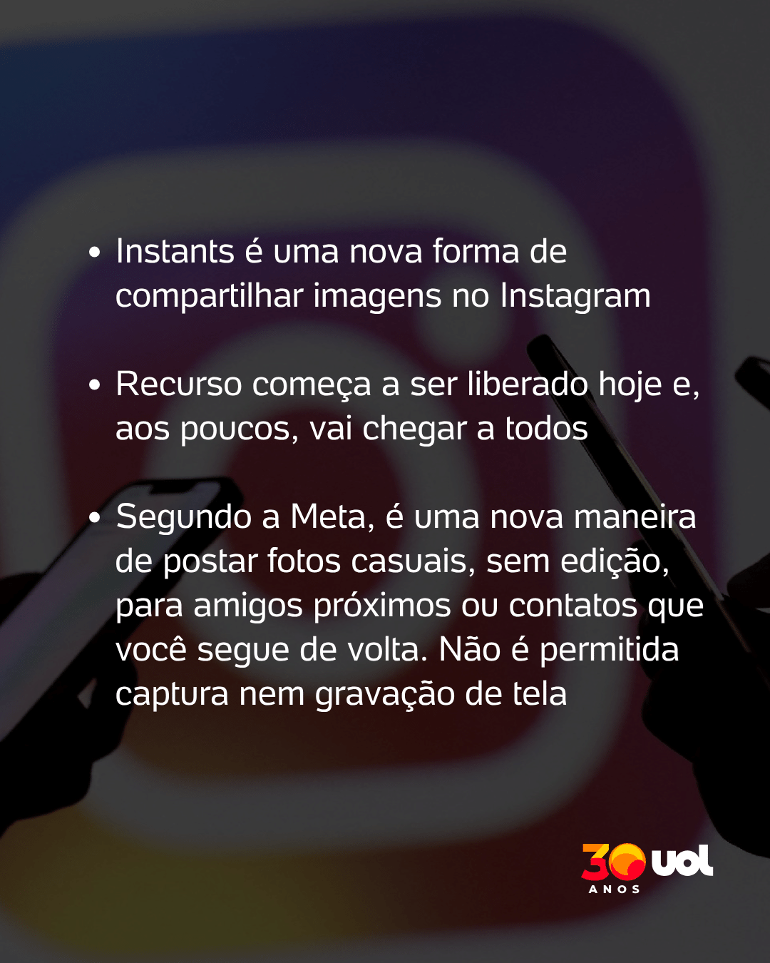 Instants no Instagram: como funciona o novo recurso de fotos