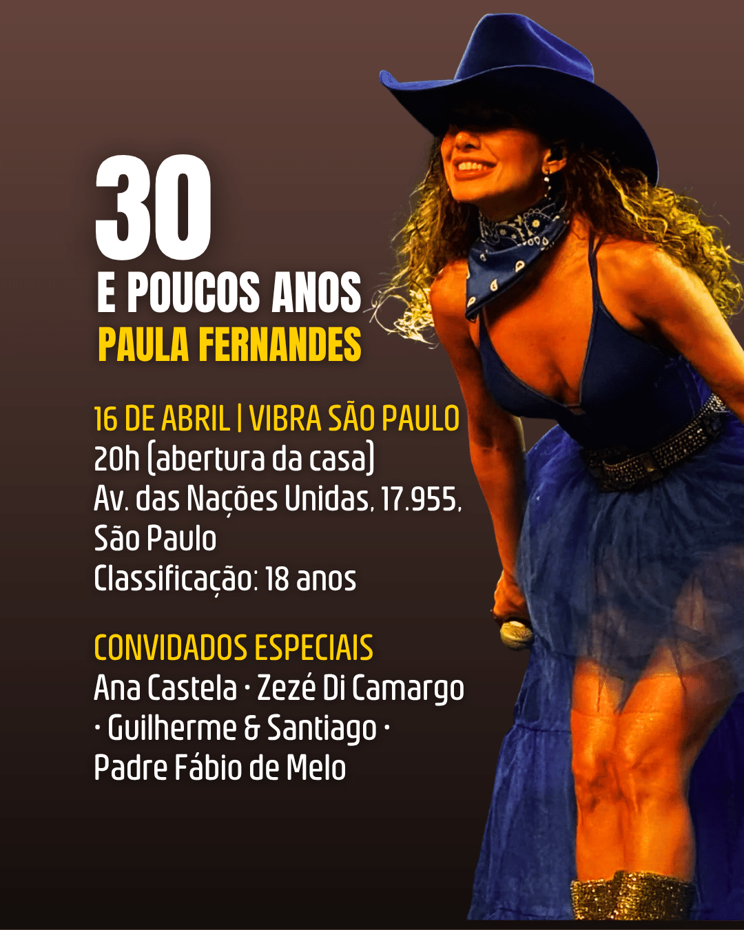 'Fada não quer guerra com ninguém': Paula Fernandes revê história em SP - undefined