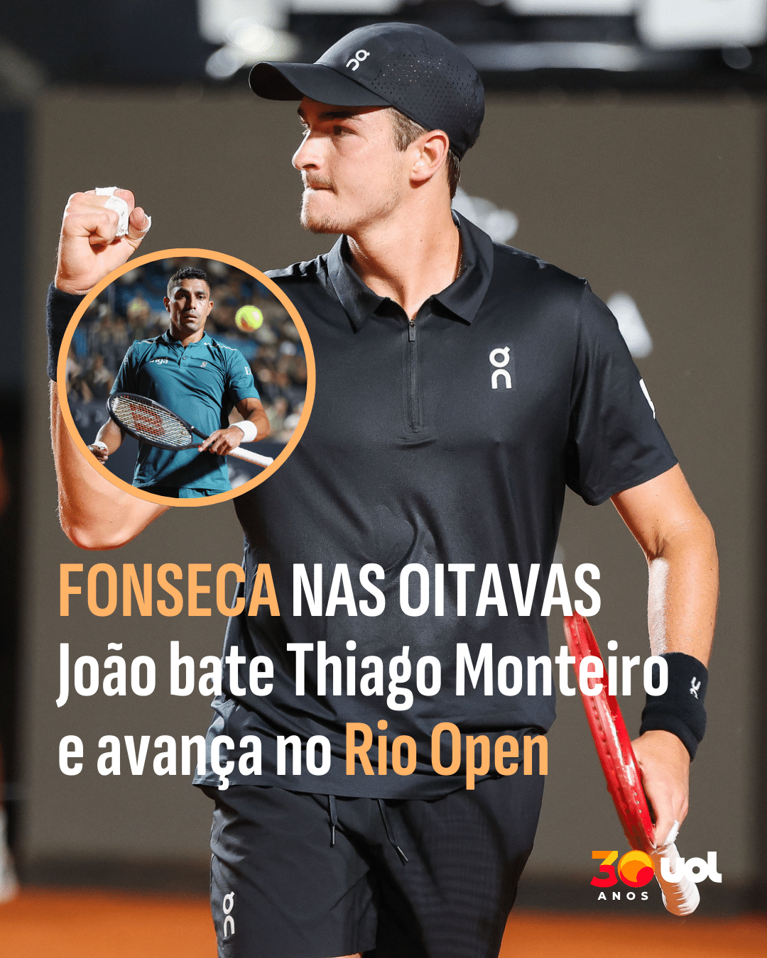 Primeira vitória de João Fonseca no simples - undefined