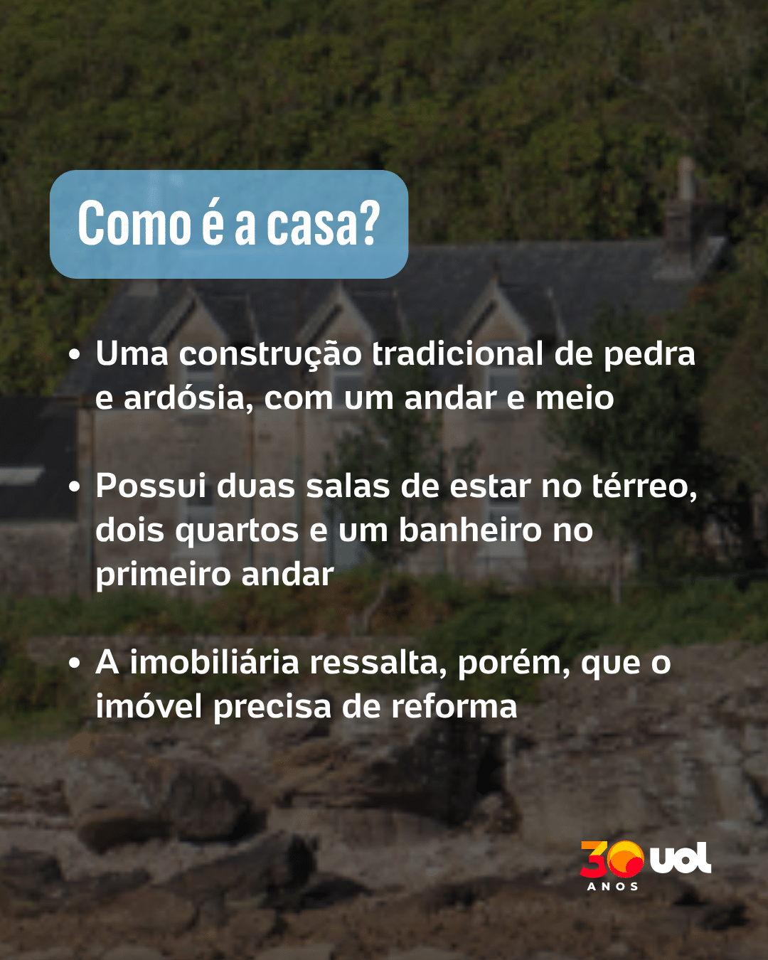 Ilha isolada na Escócia é colocada à venda por R$ 6 milhões - undefined