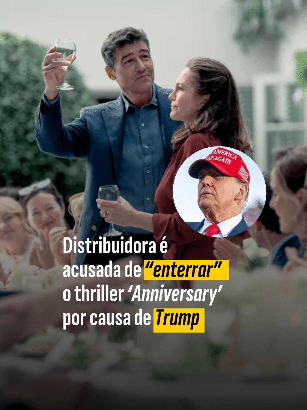 Distribuidora é acusada de ?enterrar? o thriller ?Anniversary? por causa de Trump