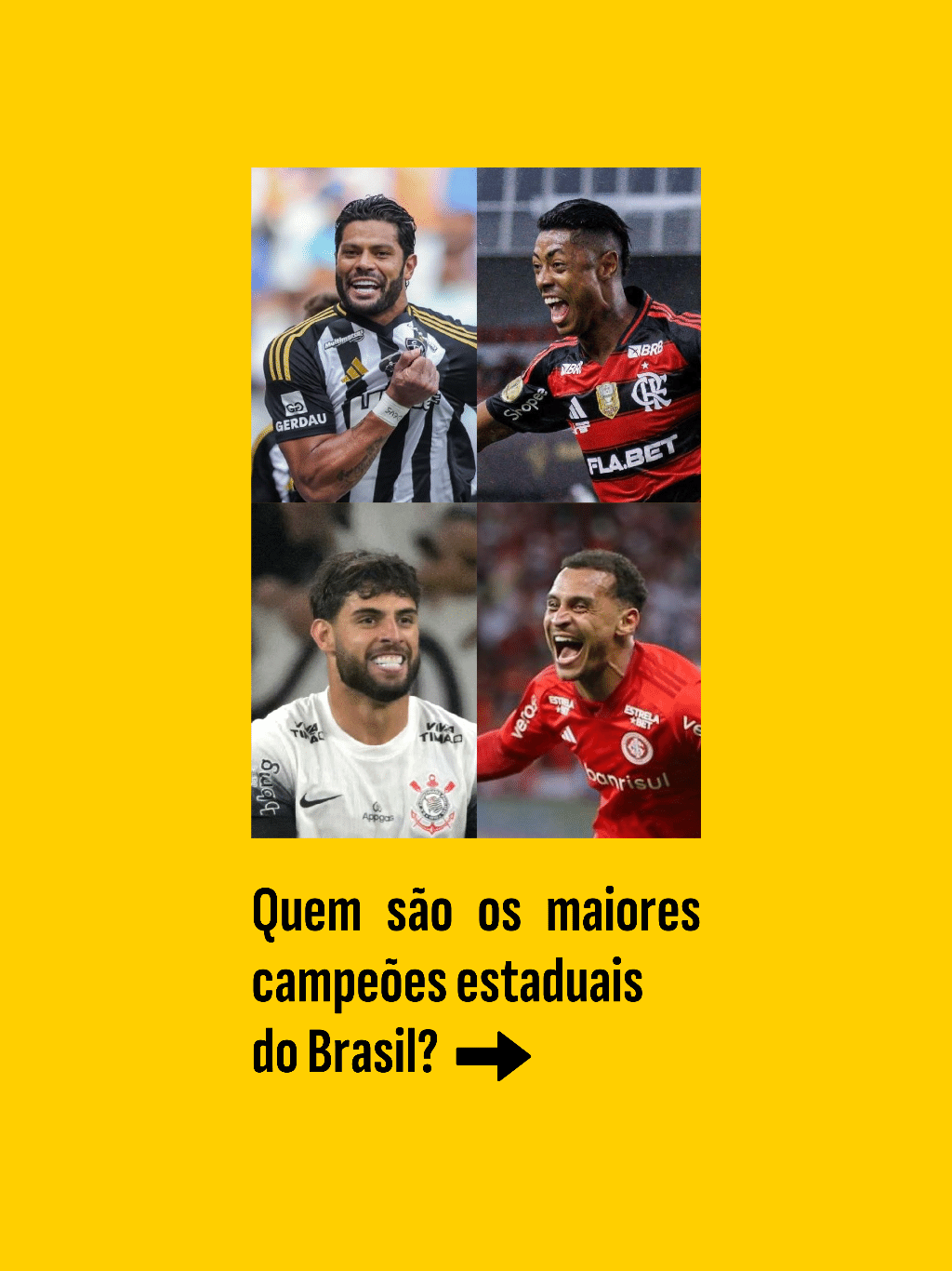 Veja o ranking dos times mais vezes campeões estaduais