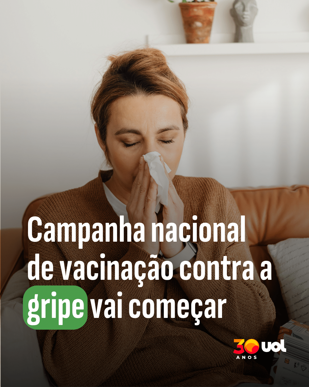 Vacinação nacional contra a gripe começa neste sábado