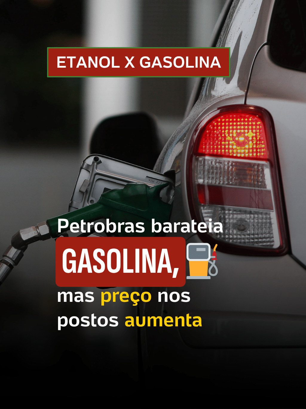 Petrobras barateia gasolina, mas preço nos postos aumenta
