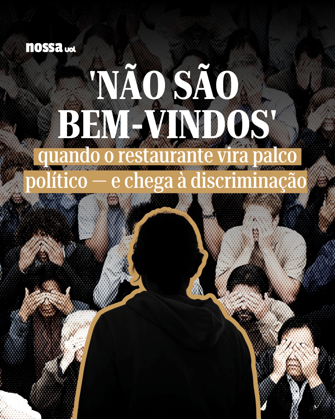 'Não são bem-vindos': quando restaurante vira palco político - e discrimina