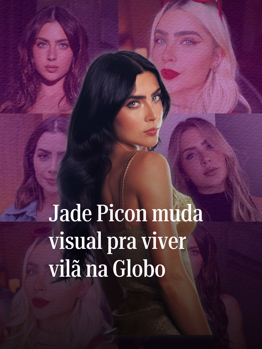 Jade Picon muda visual pra viver vilã na Globo: 'Diferente de tudo que já fiz'