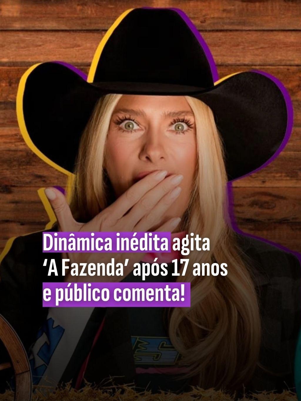 A Fazenda 17: Dinâmica inédita agita ?A Fazenda? após 17 anos e público comenta!