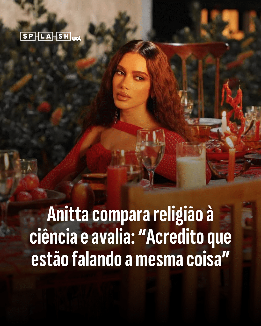 Anitta compara religião à ciência e avalia: 'Acredito que estão falando a mesma coisa'