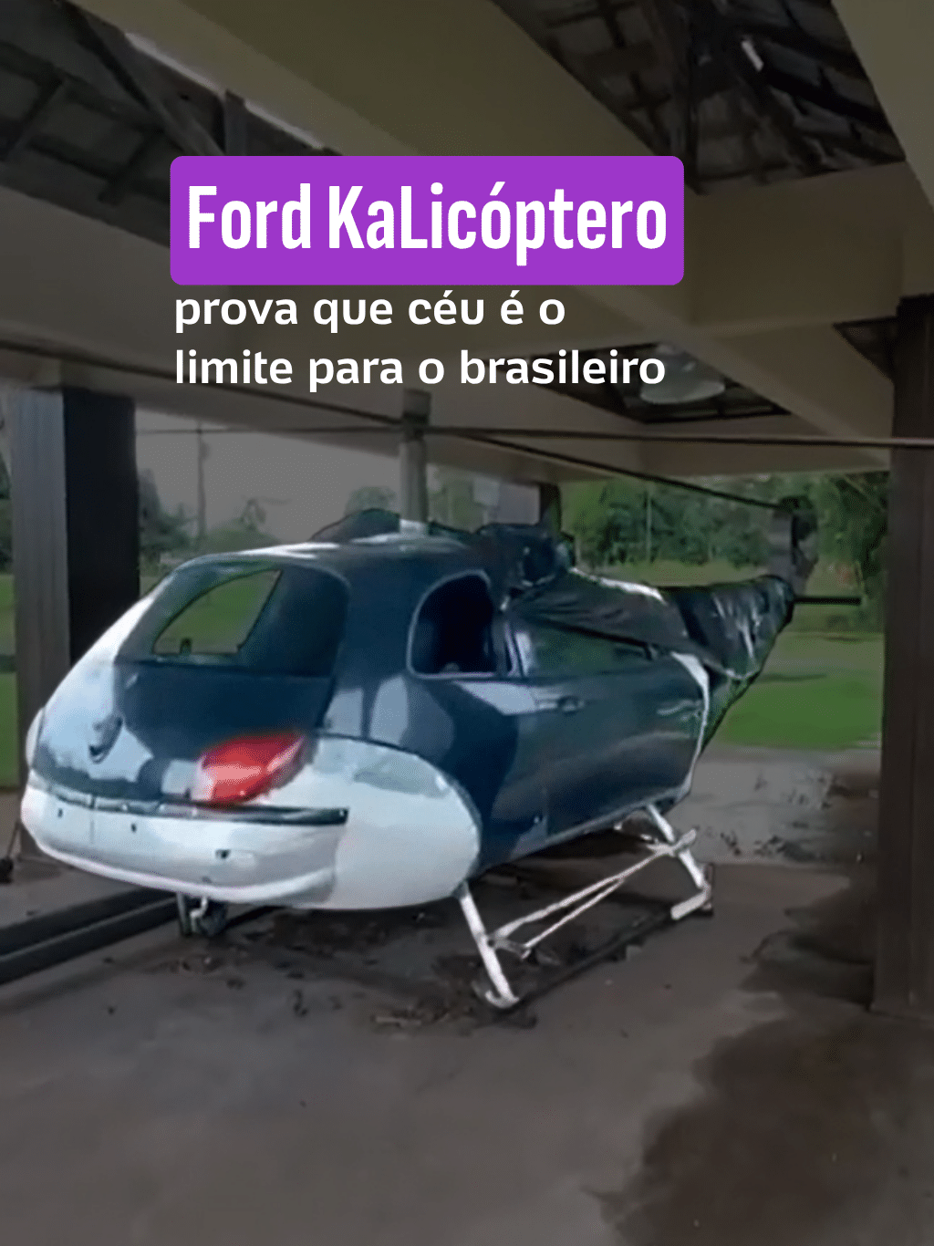 Ford KaLicóptero prova que céu é o limite para o brasileiro