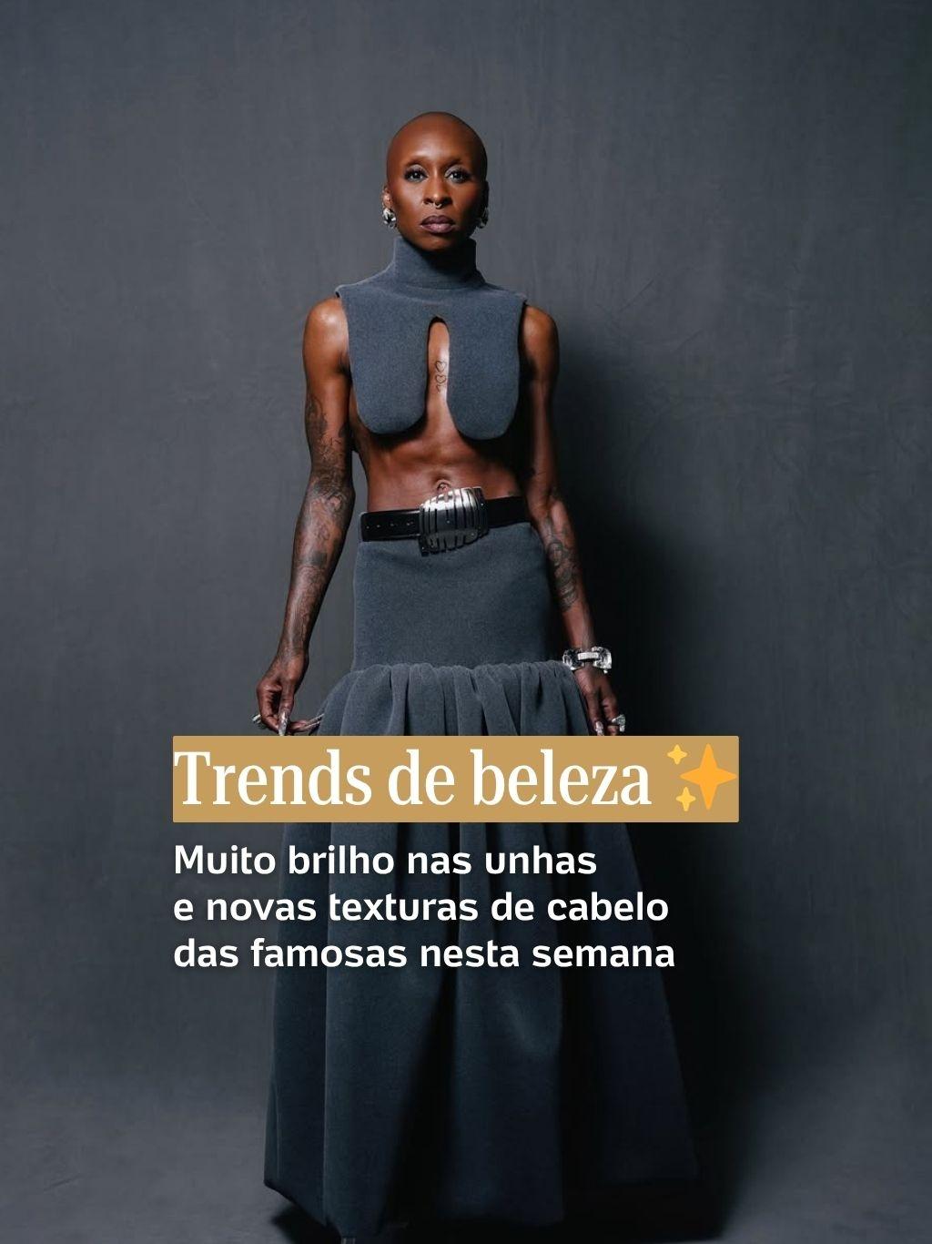 Brilho nas unhas e texturas no cabelo: a beleza das famosas na semana