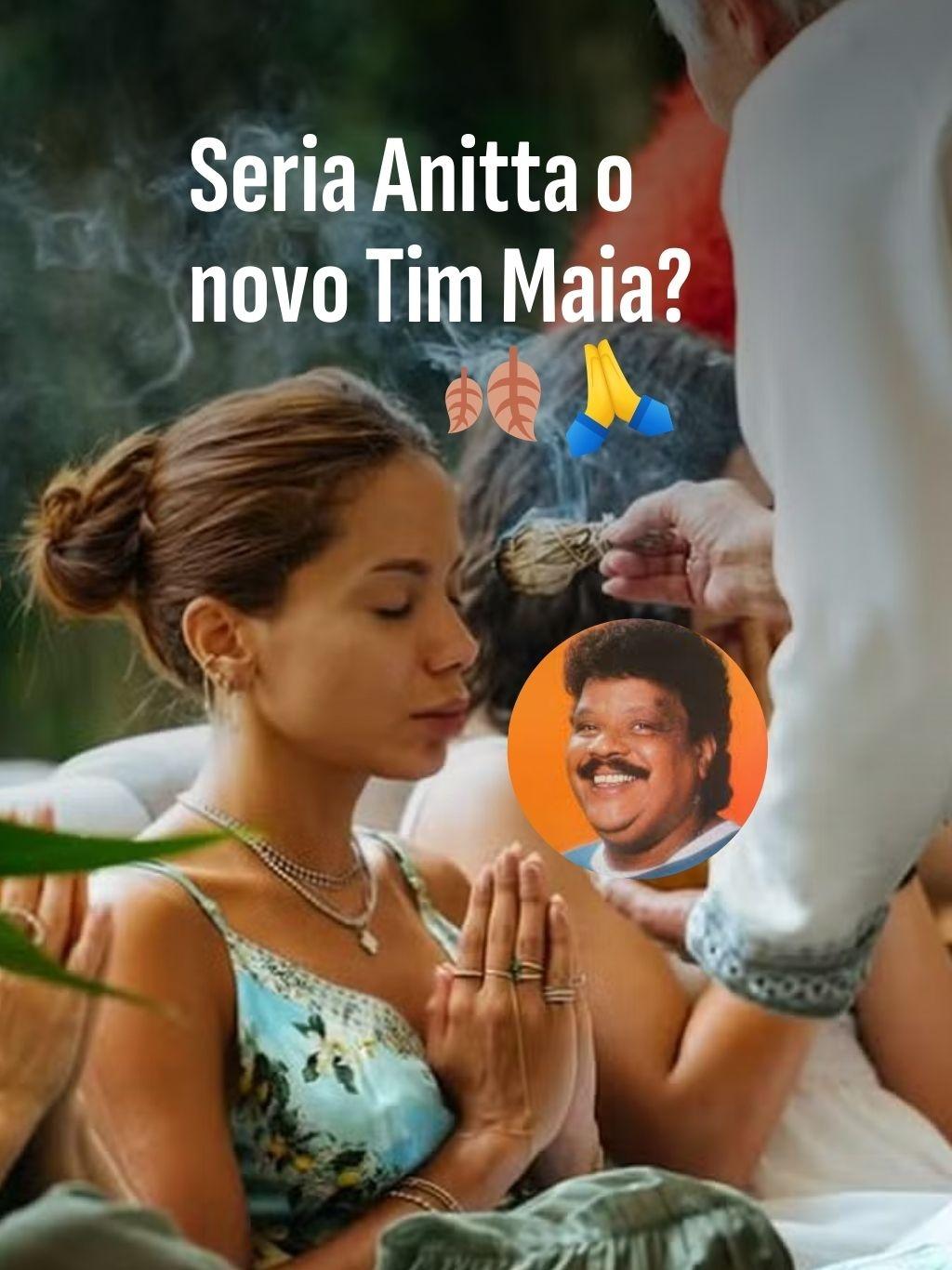 Seria Anitta o novo Tim Maia? A semelhança da 'fase espiritualizada' dos artistas