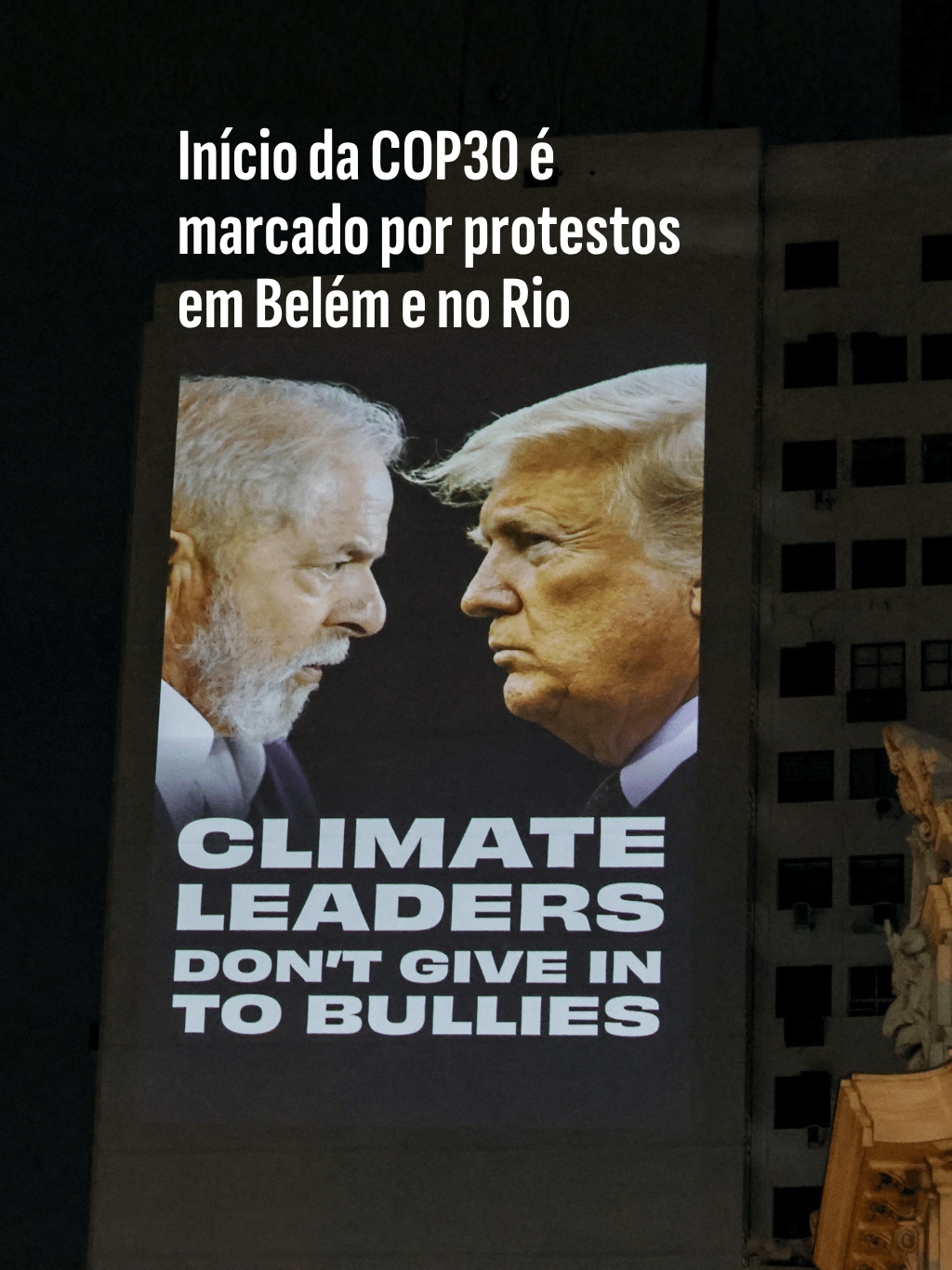 Início da COP30 é marcado por protestos em Belém e no Rio