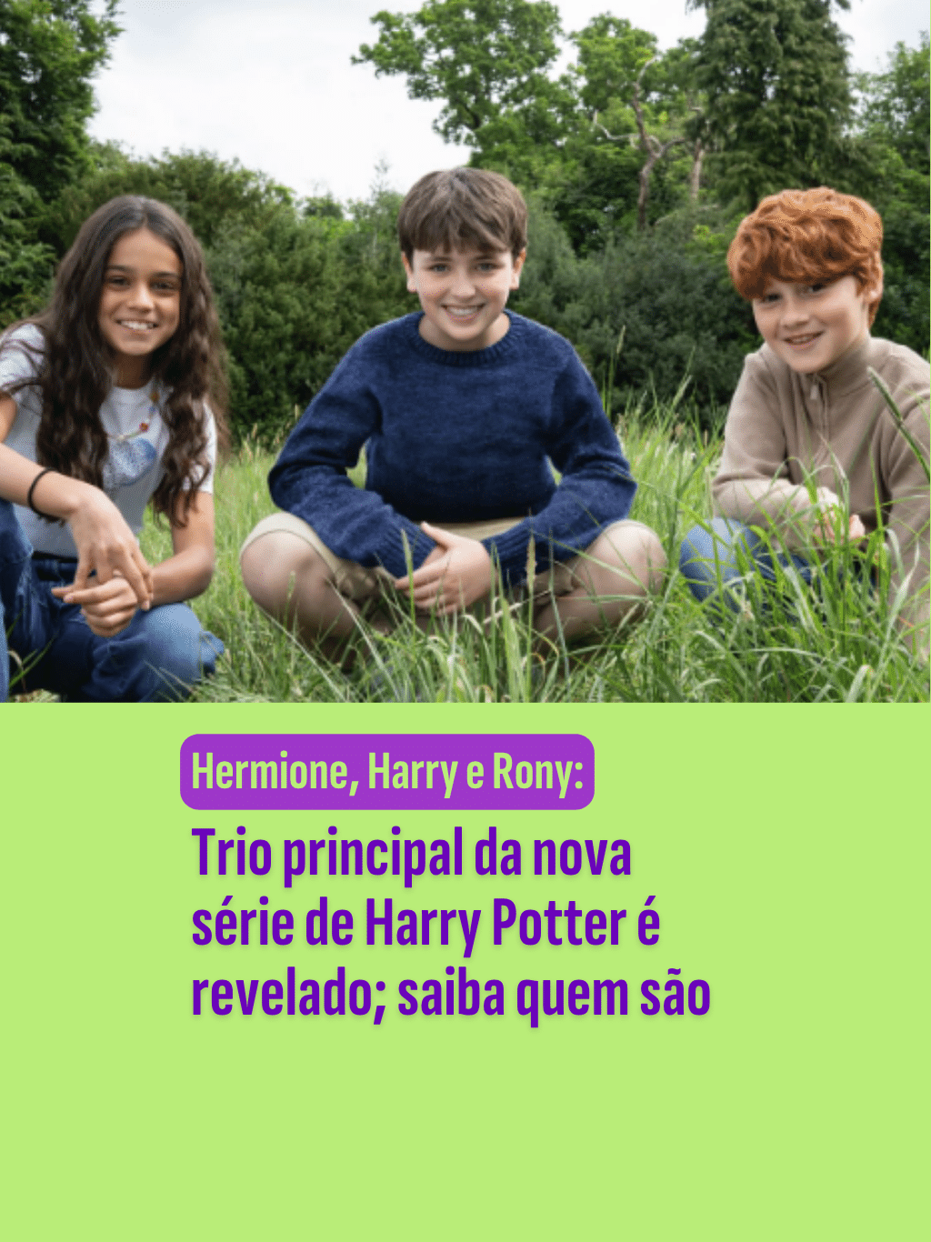 Trio principal da nova s rie de harry potter revelado saiba quem s o