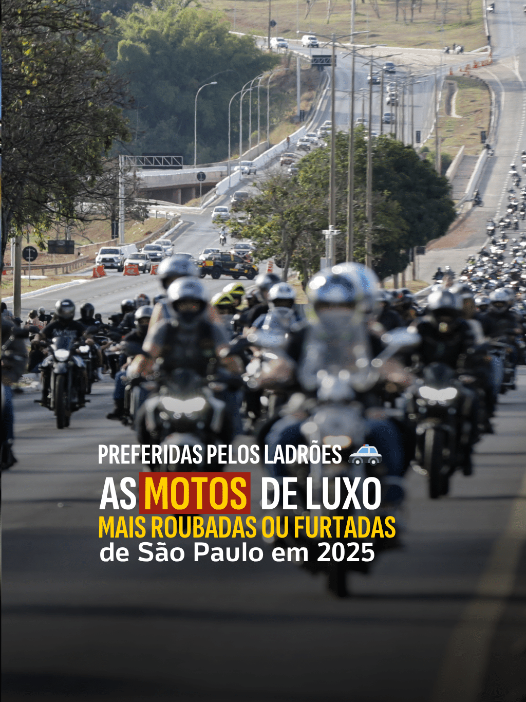 As motos de luxo mais roubadas ou furtadas de São Paulo em 2025