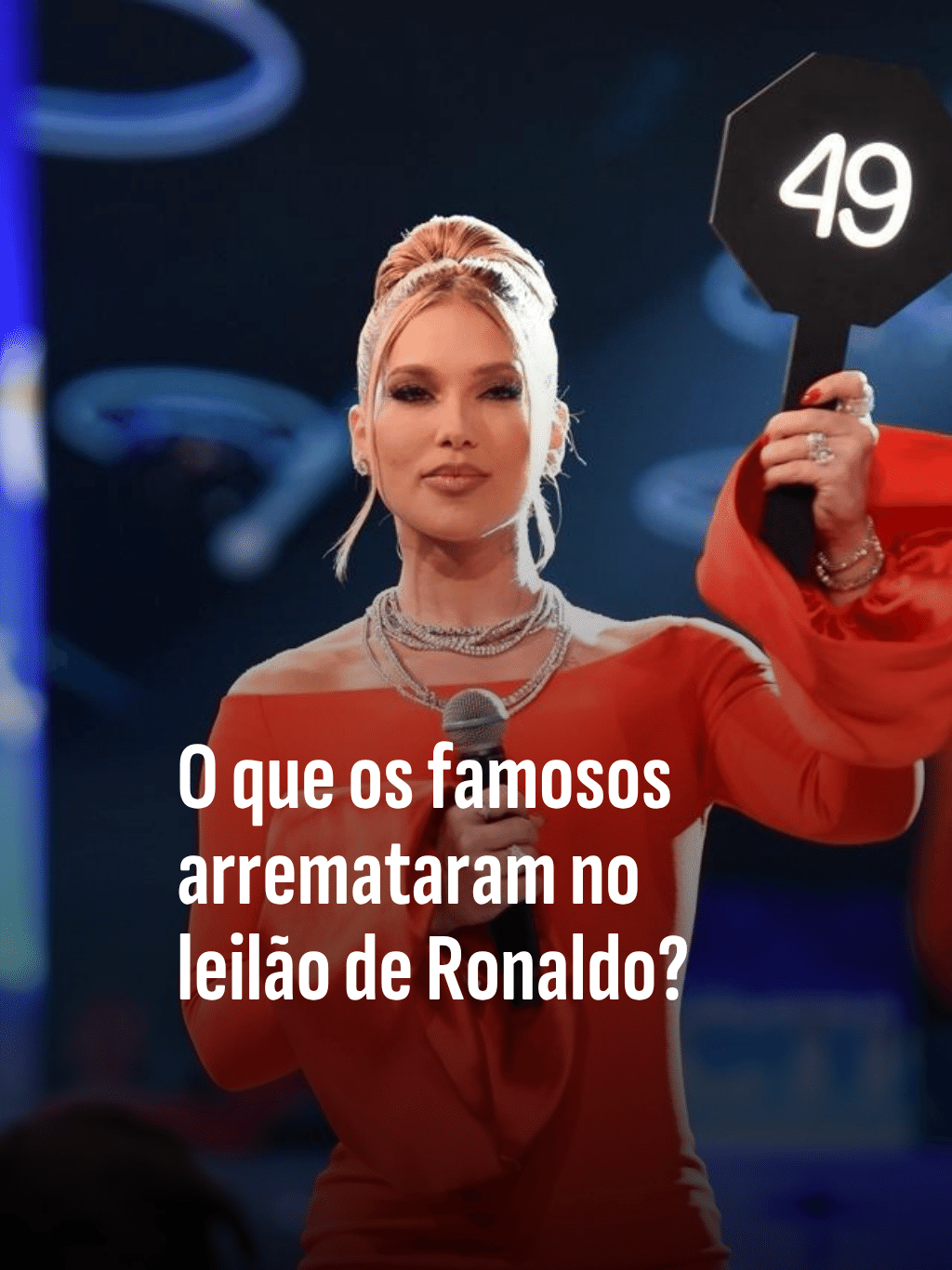 O que os famosos arremataram no leilão de Ronaldo?
