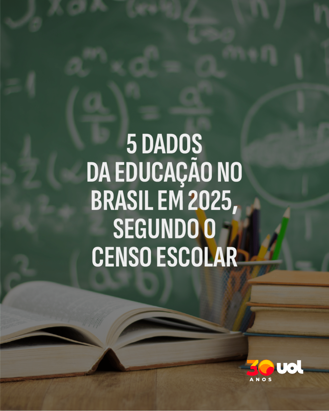 5 dados da educação no Brasil em 2025, segundo o Censo Escolar