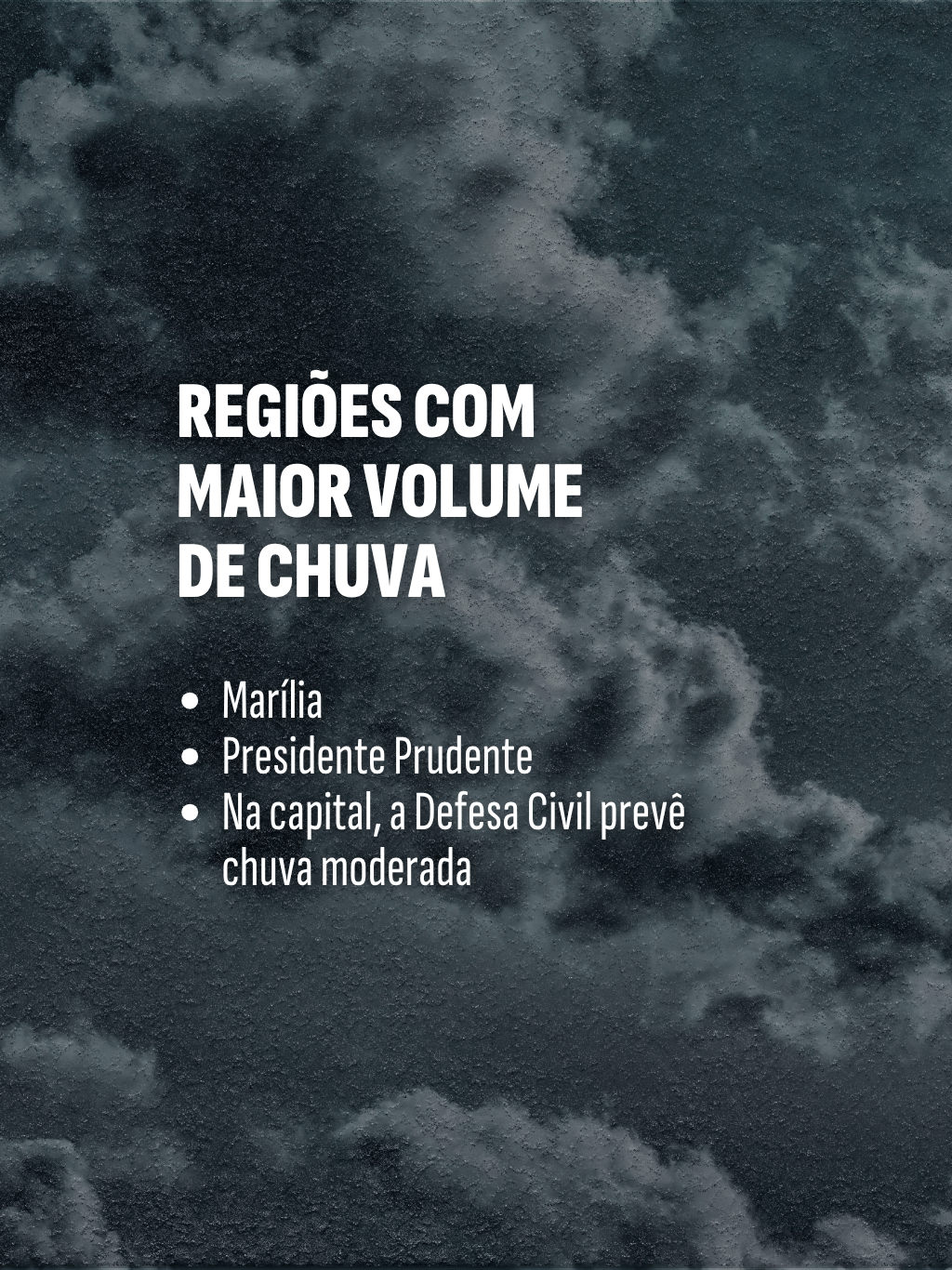 Ventos de 115 km/h e chuva forte: SP em alerta para tempestades - undefined