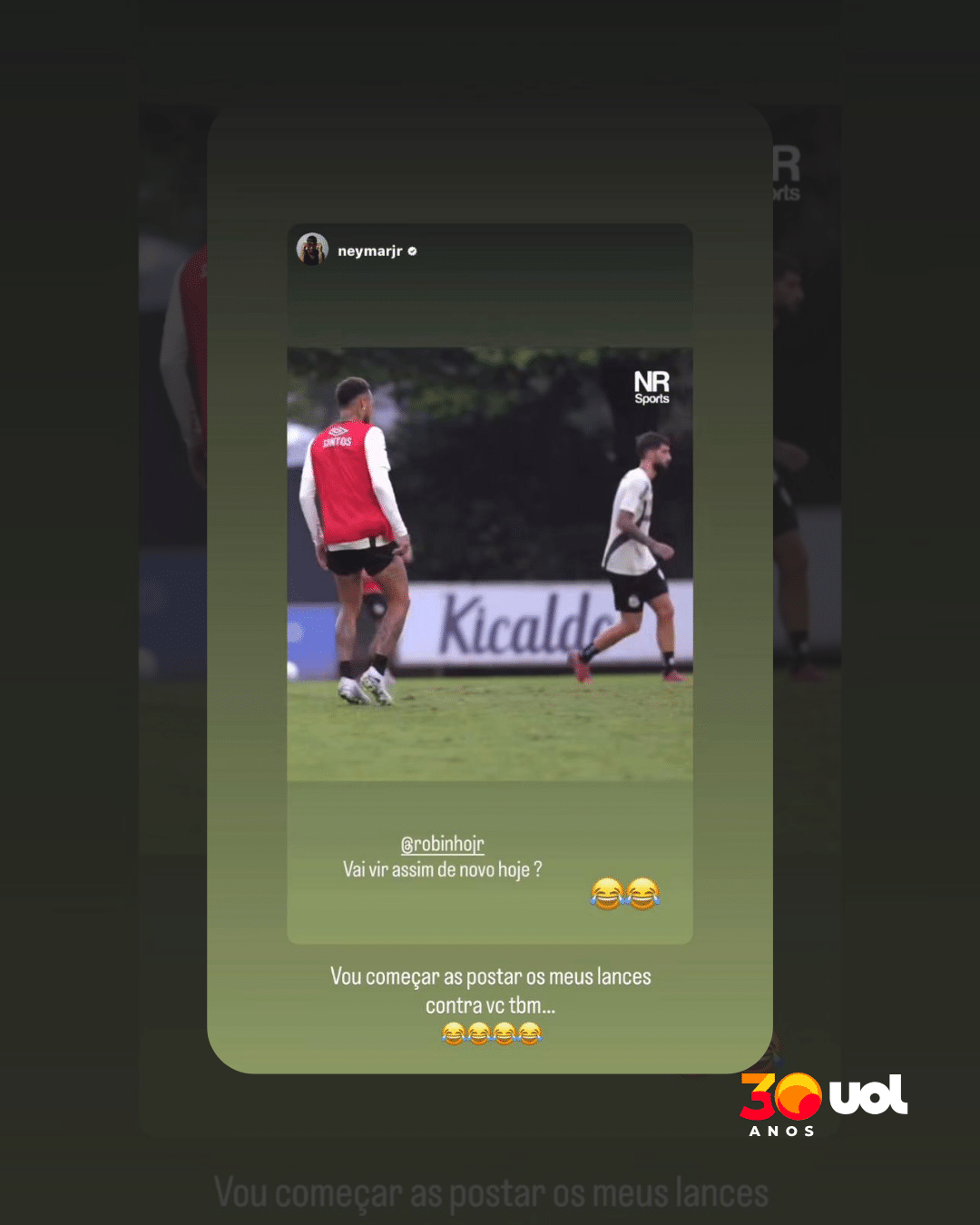 Resposta Robinho Jr - undefined