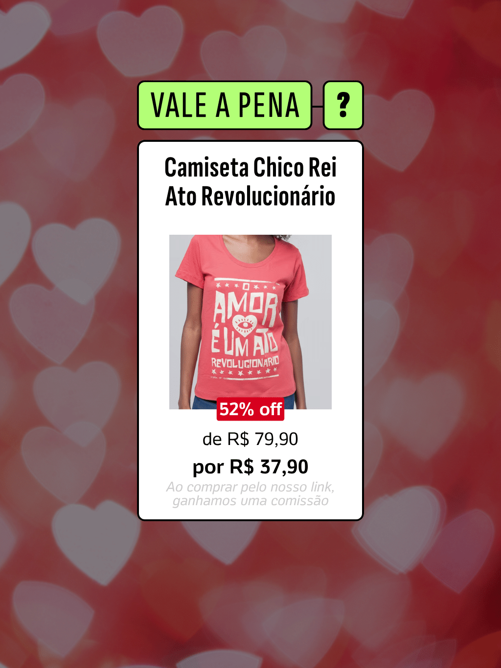 05.11.25 - Guia de Compras: Camiseta Chico Rei Ato Revolucionário