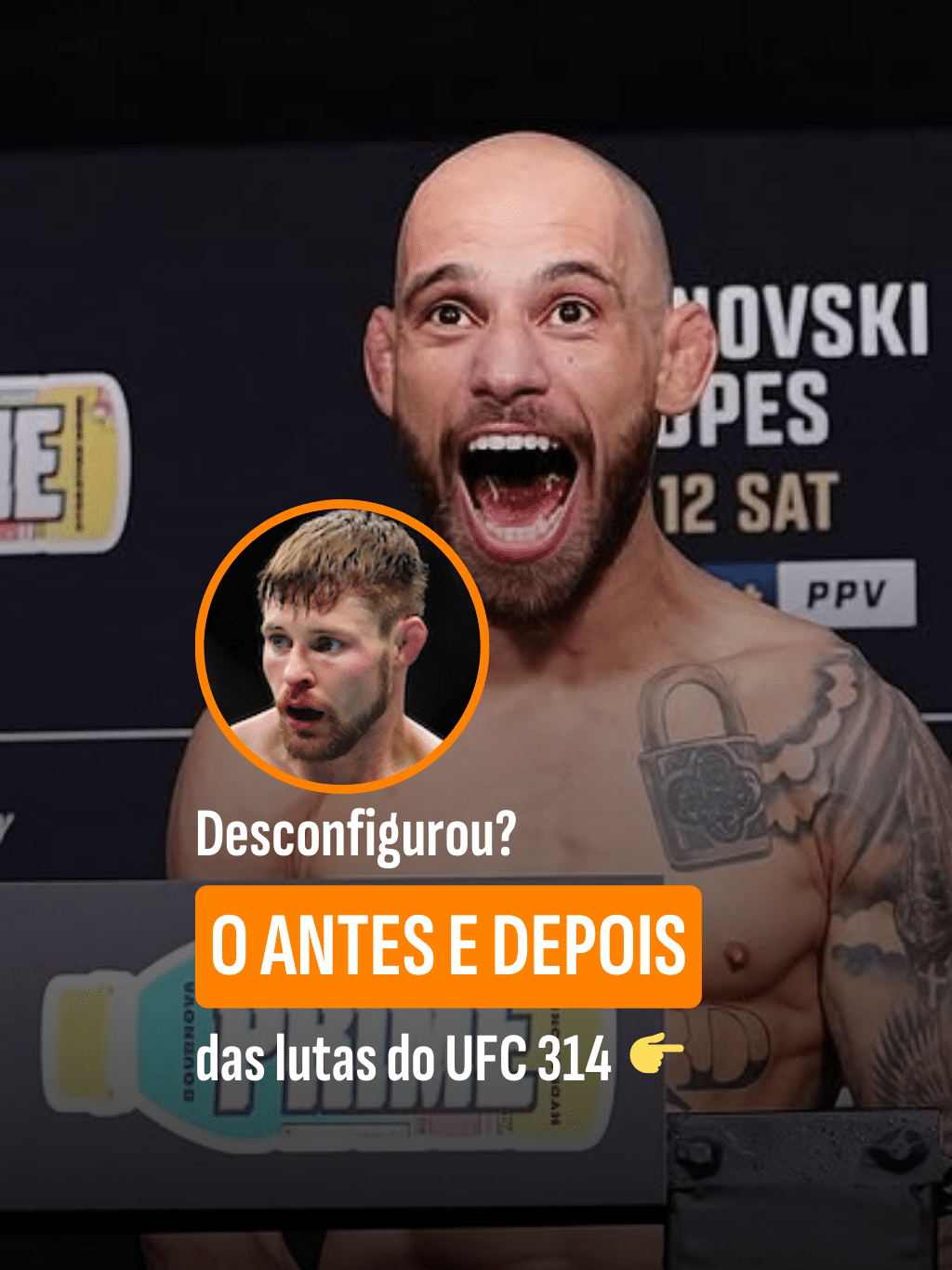 Ufc Flash Desconfigurou? Veja o antes e depois dos lutadores do UFC 314